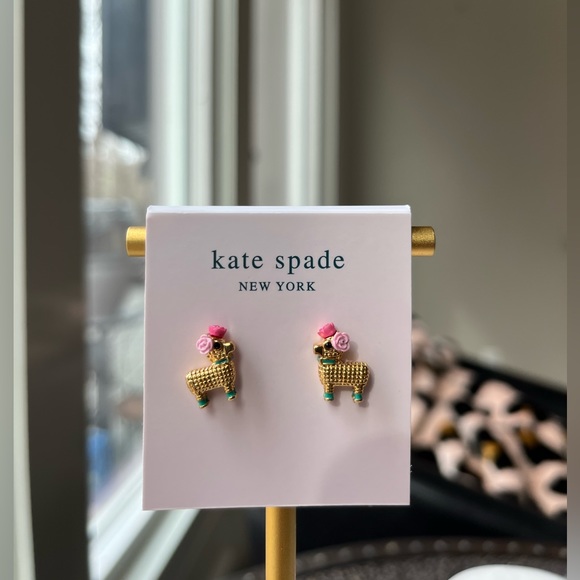 ♠️KATE SPADE HAUTE STUFF PENNY THE PIÑATA EARRINGS - Picture 3 of 3